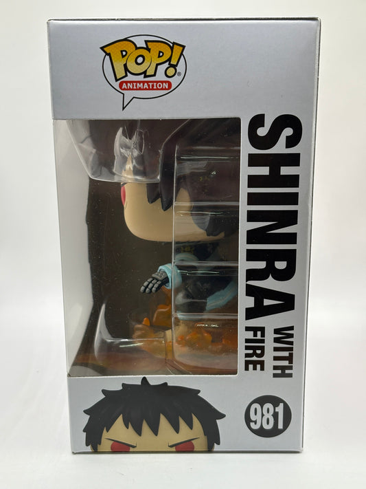 Funko POP! Animation Fire Force #981 Shinra with Fire Vinyl Figure FRENLY BRICKS - Open 7 Days