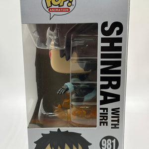 Funko POP! Animation Fire Force #981 Shinra with Fire Vinyl Figure FRENLY BRICKS - Open 7 Days