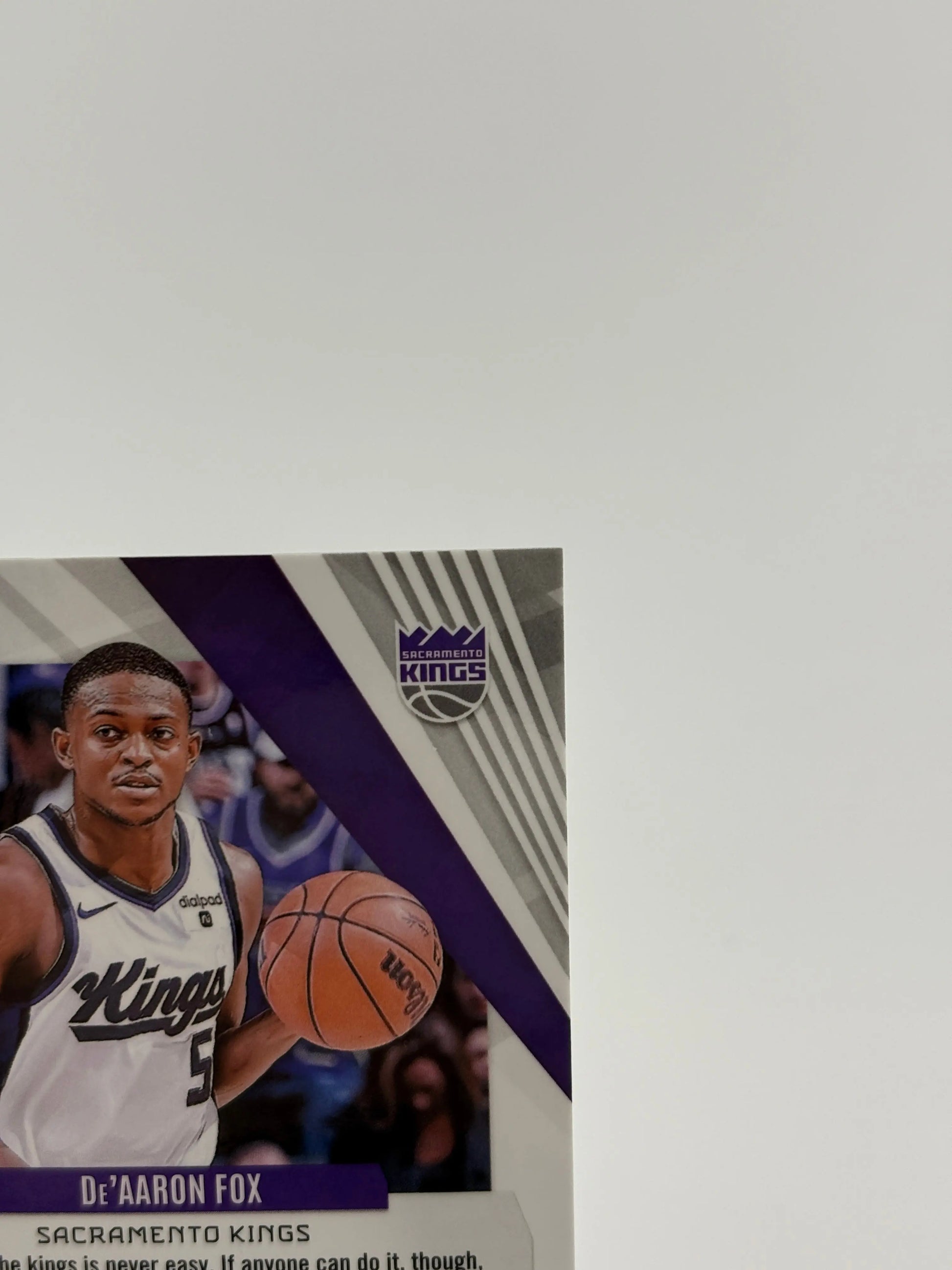 2023-24 Panini Phoenix Blue Ice #90 De'Aaron Fox - Kings /35 FRENLY BRICKS - Open 7 Days