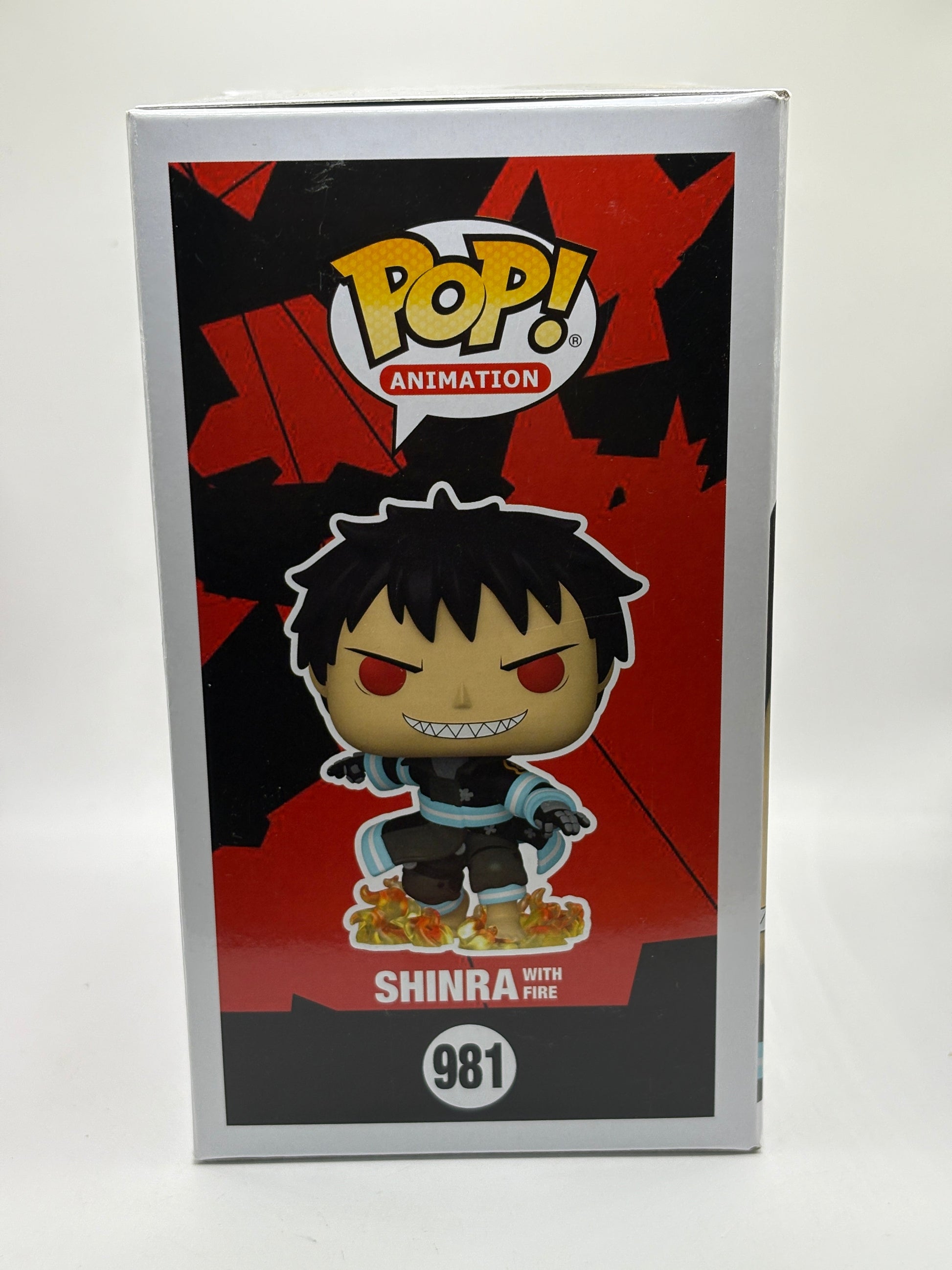 Funko POP! Animation Fire Force #981 Shinra with Fire Vinyl Figure FRENLY BRICKS - Open 7 Days