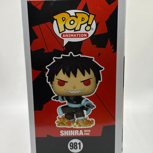 Funko POP! Animation Fire Force #981 Shinra with Fire Vinyl Figure FRENLY BRICKS - Open 7 Days