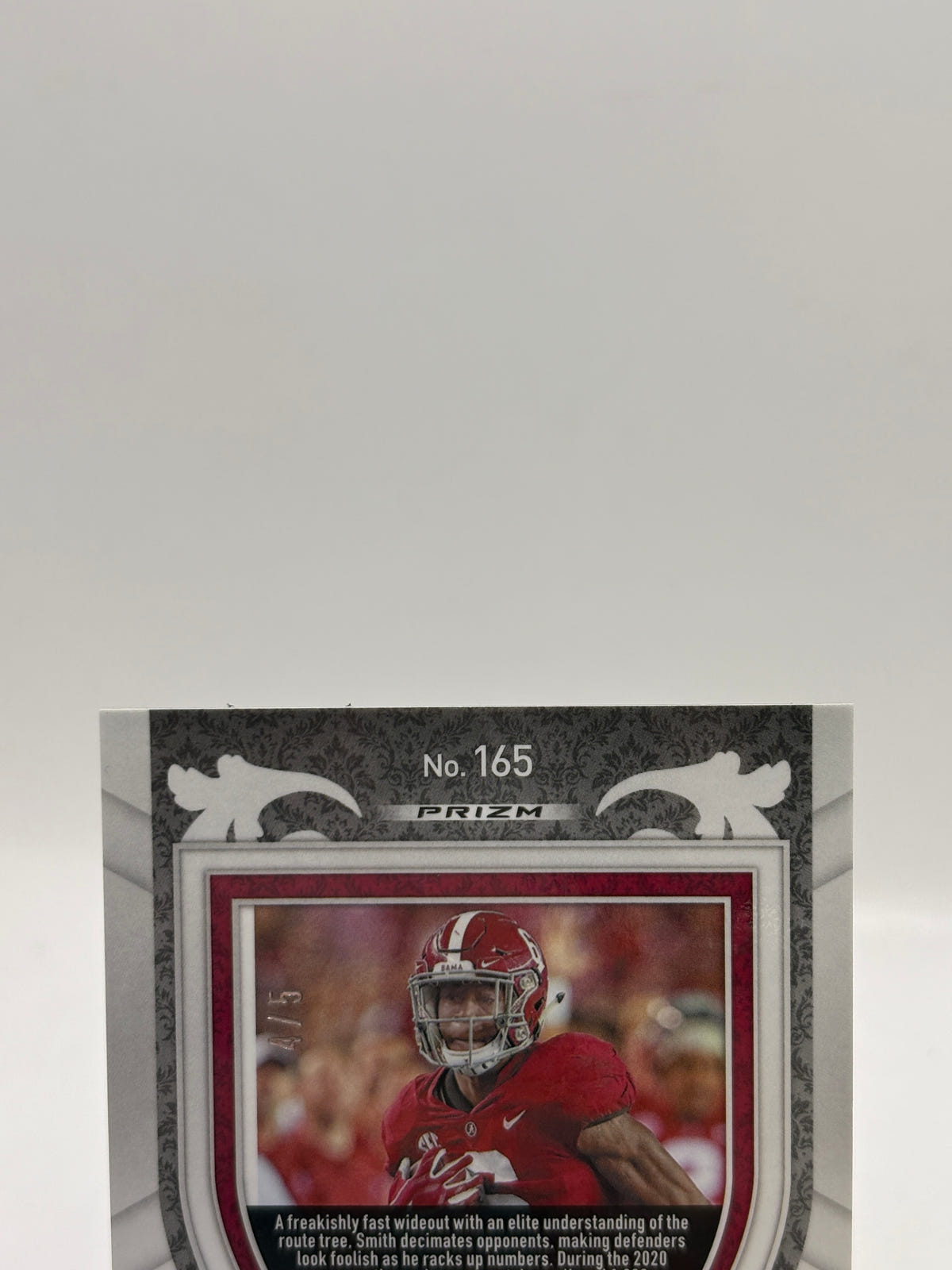 2021 Panini Prizm Draft Picks - #165 Devonta Smith 4/5 Crusade Rookie image 3