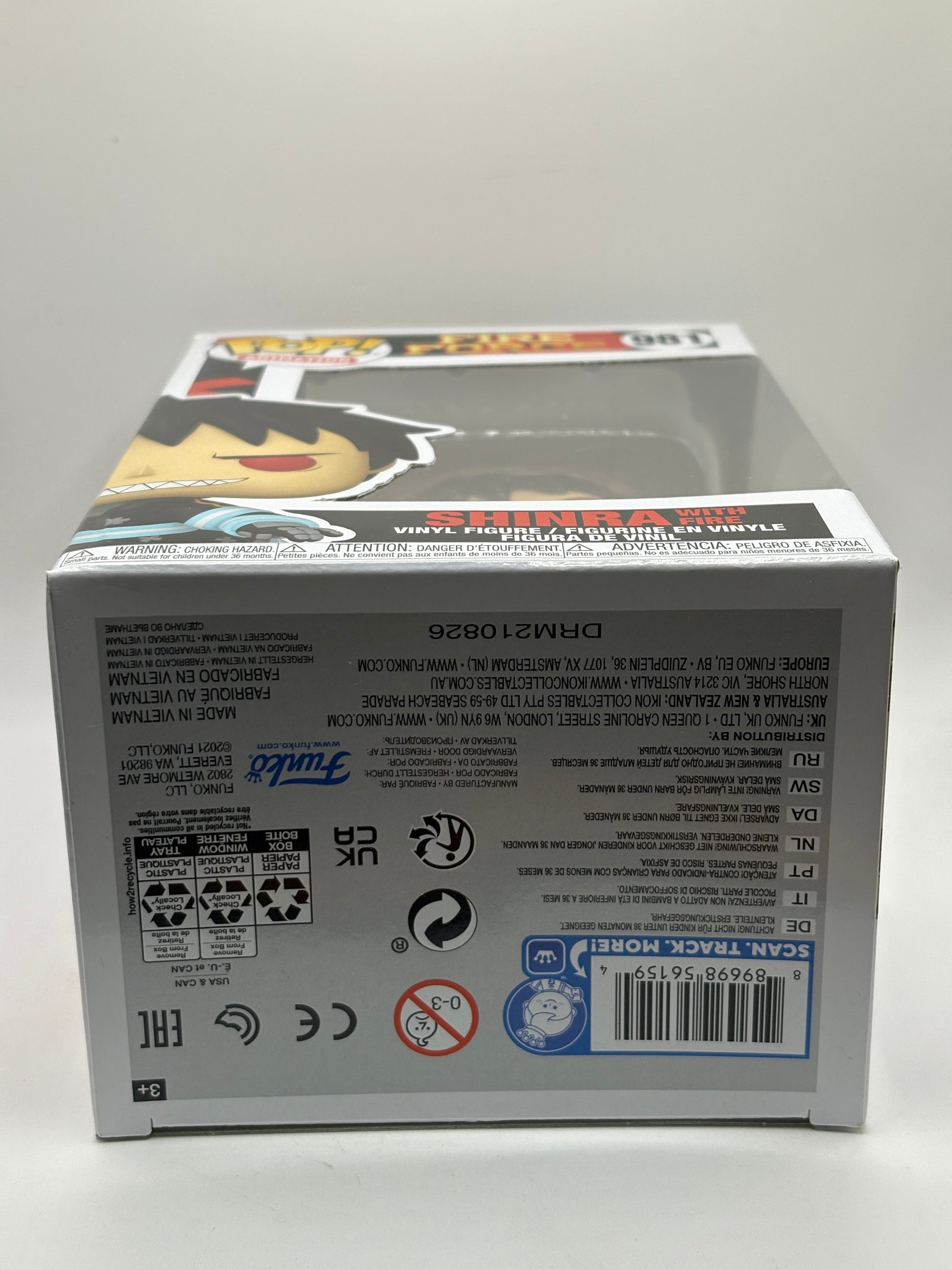 Funko POP! Animation Fire Force #981 Shinra with Fire Vinyl Figure FRENLY BRICKS - Open 7 Days