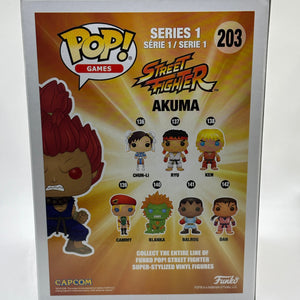 Funko POP! Games Street Fighter #203 Akuma Vinyl Figure FRENLY BRICKS - Open 7 Days