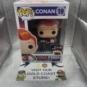Funko POP! CONAN #19 Conan O’Brien Game Stop Exclusive FRENLY BRICKS - Open 7 Days