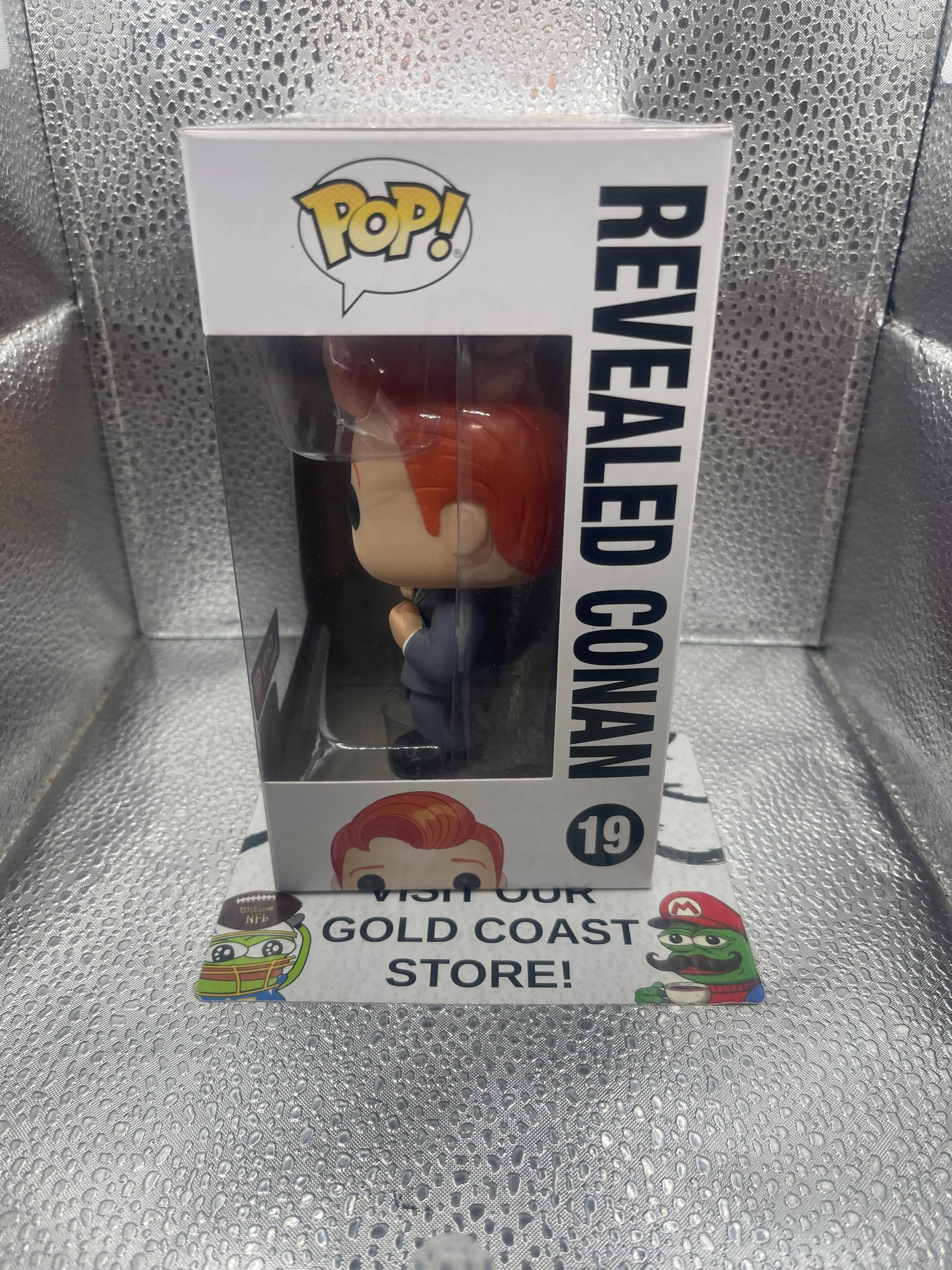 Funko POP! CONAN #19 Conan O’Brien Game Stop Exclusive FRENLY BRICKS - Open 7 Days