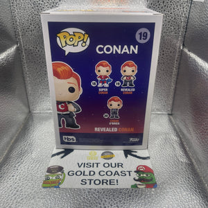 Funko POP! CONAN #19 Conan O’Brien Game Stop Exclusive FRENLY BRICKS - Open 7 Days