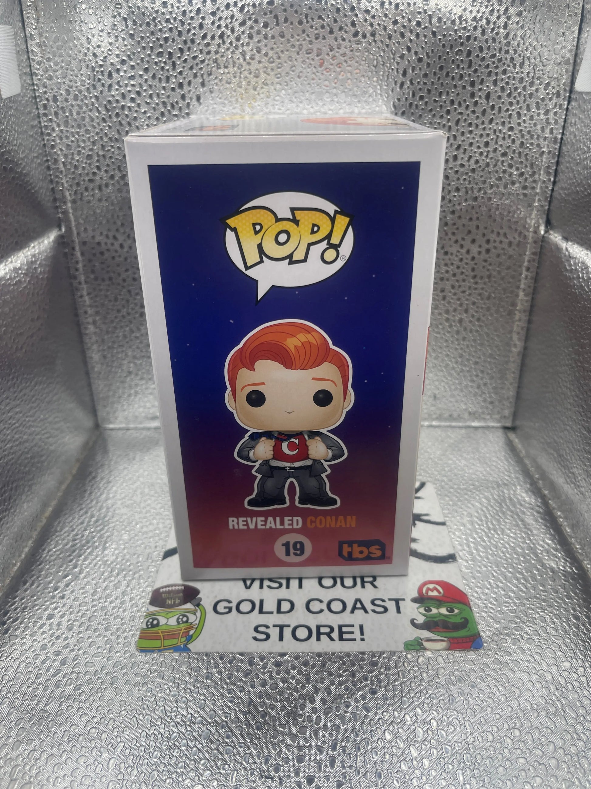Funko POP! CONAN #19 Conan O’Brien Game Stop Exclusive FRENLY BRICKS - Open 7 Days