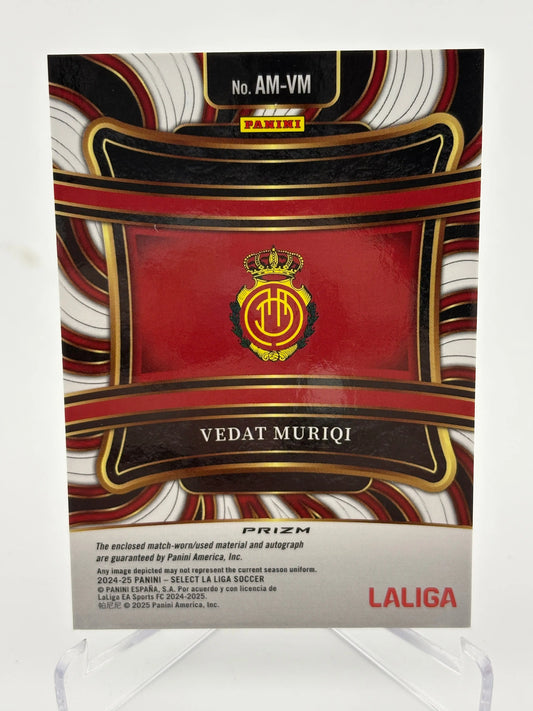 2024-25 Select La Liga Auto Relic Vedat Muriqi Mallorca Prizm Patch Auto FRENLY BRICKS - Open 7 Days