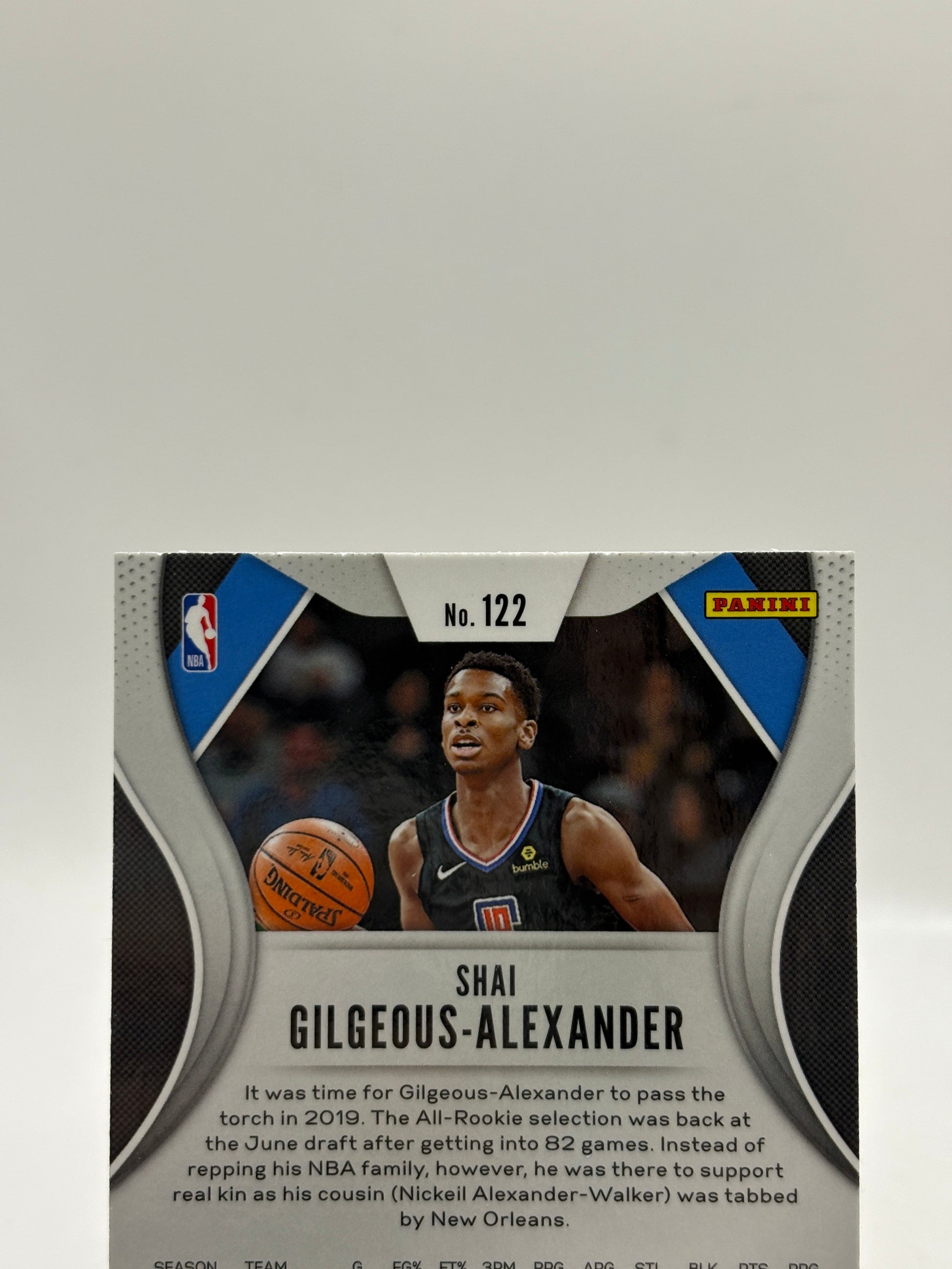 2019-20 Panini Prizm - #122 Shai Gilgeous-Alexander Pink Cracked Ice FRENLY BRICKS - Open 7 Days