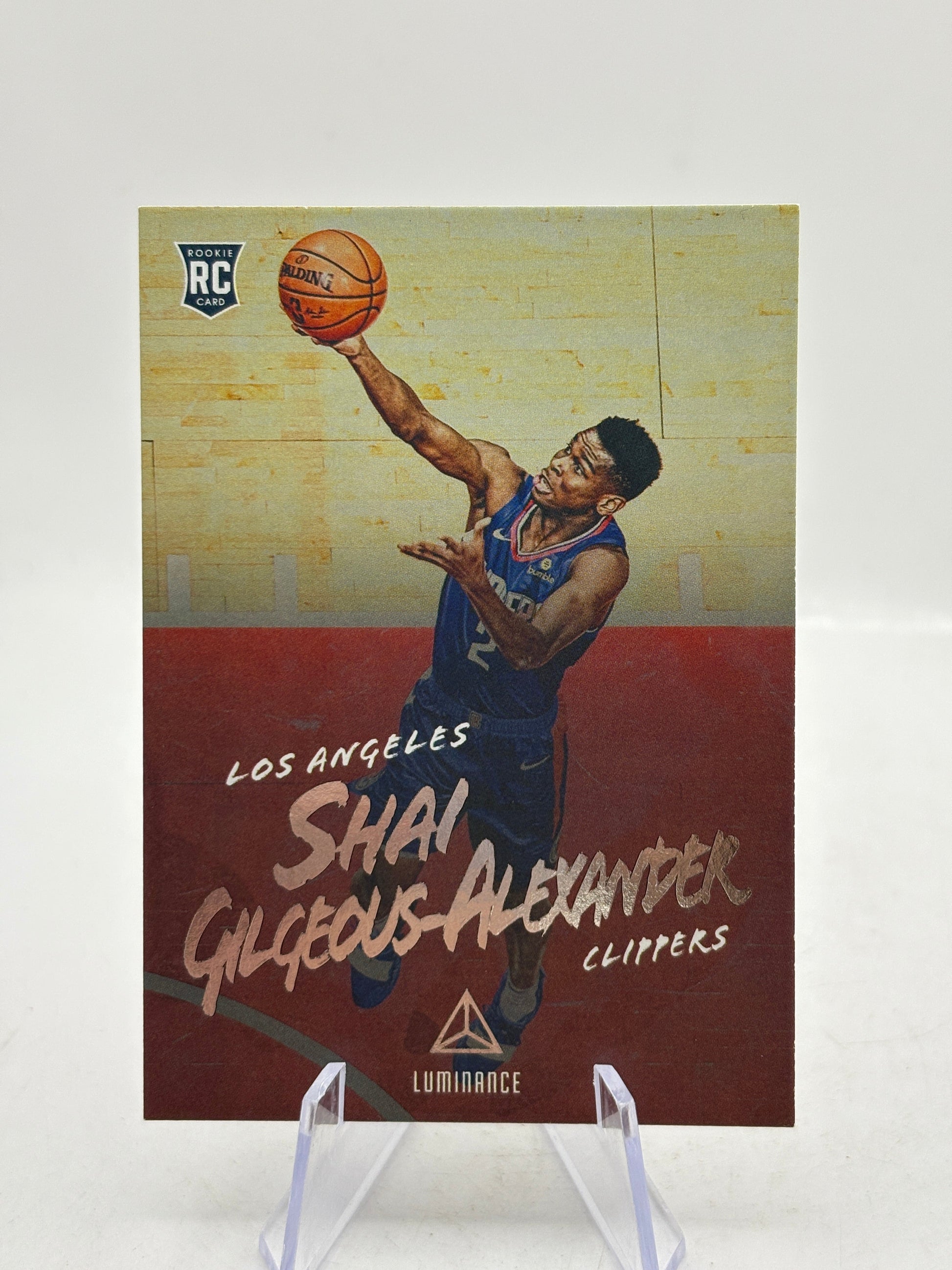 2018-19 Panini Chronicles Luminance #162 Shai Gilgeous-Alexander Rookie Card FRENLY BRICKS - Open 7 Days
