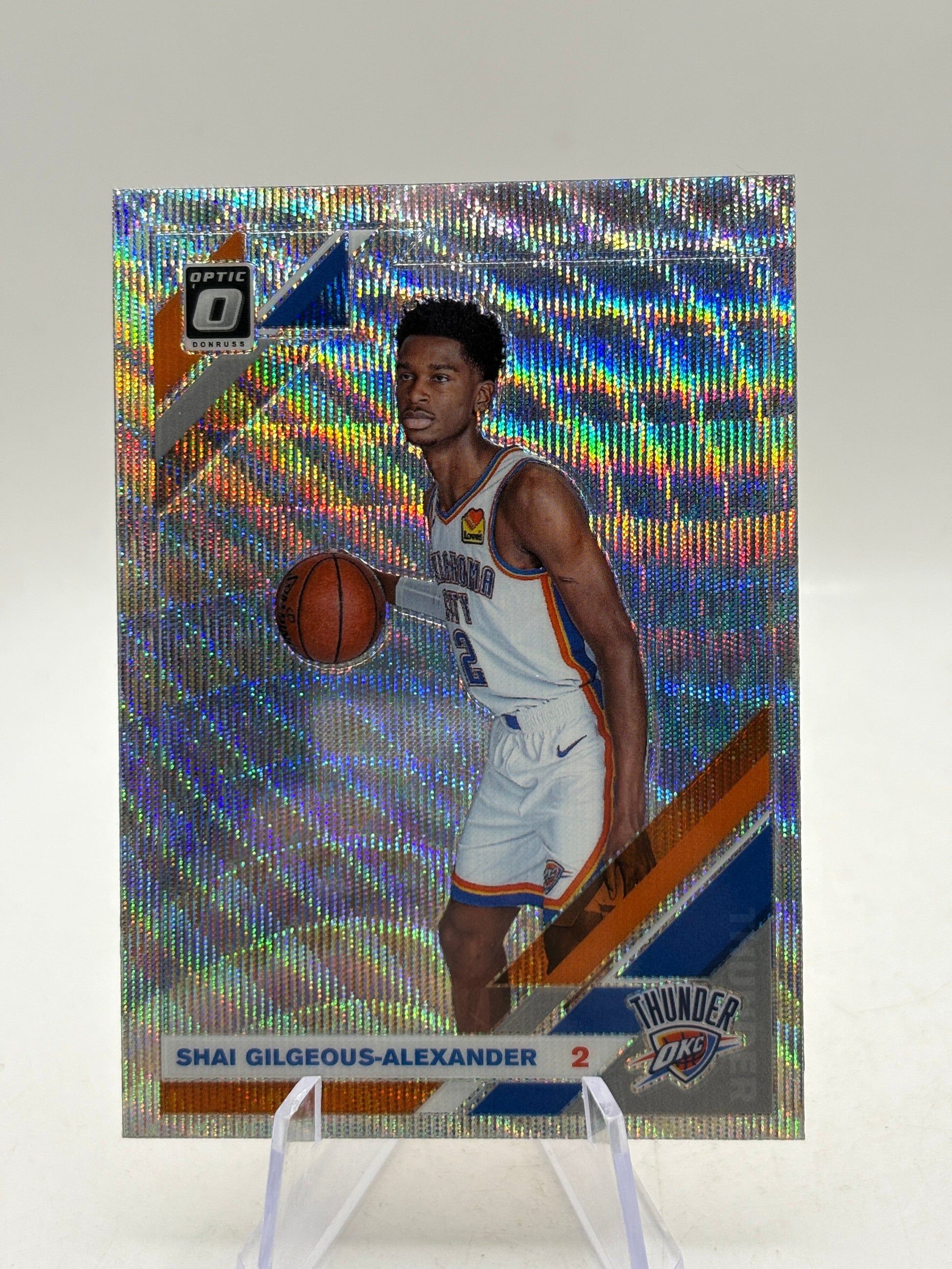 2019-20 Optic Shai Gilgeous Alexander #113 Silver Wave Prizm Thunder 2nd YR FRENLY BRICKS - Open 7 Days