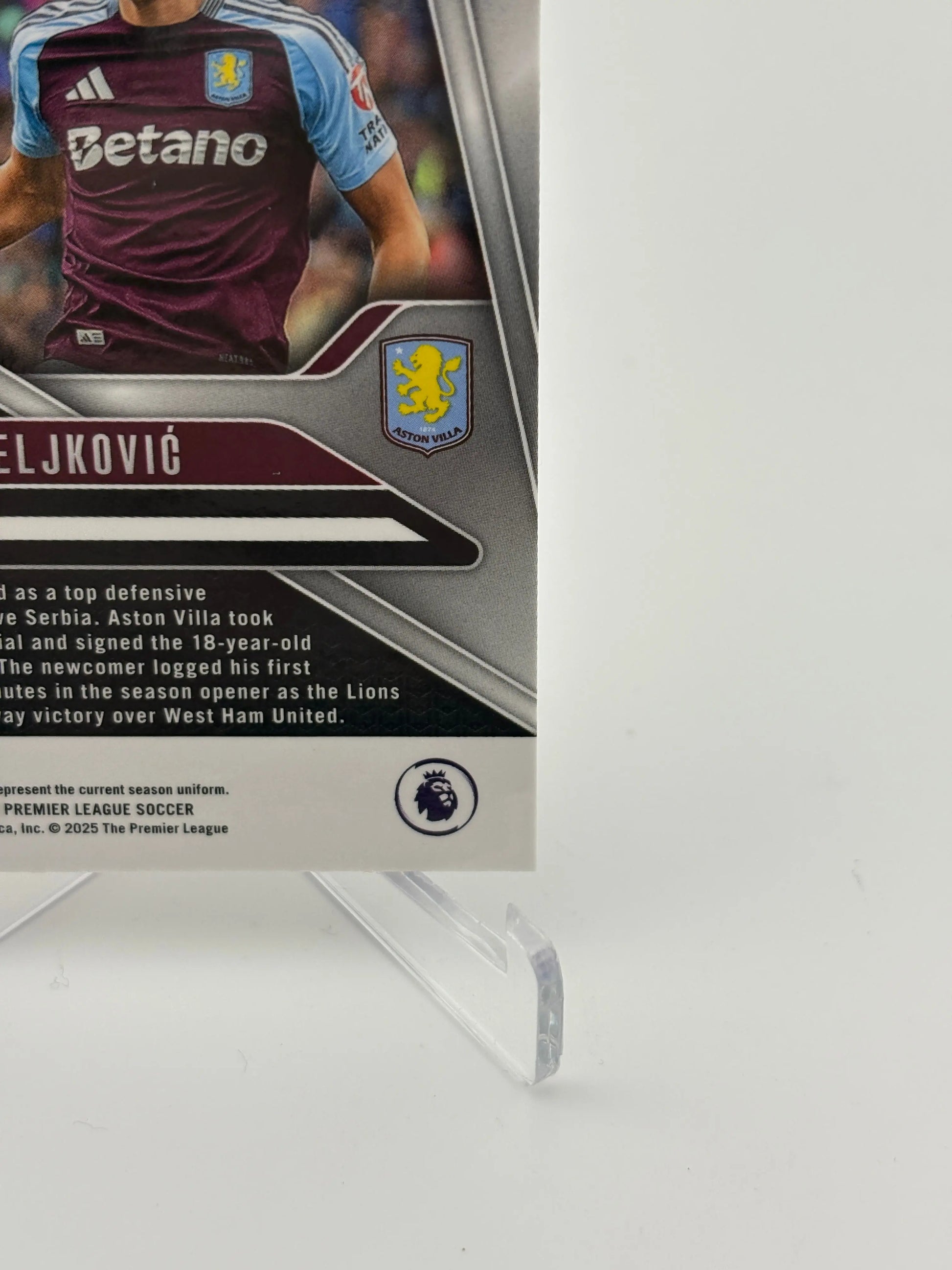 2024-25 Prizm EPL KOSTA NEDELJKOVIC Rookie Choice Tiger Stripe #68 FRENLY BRICKS - Open 7 Days