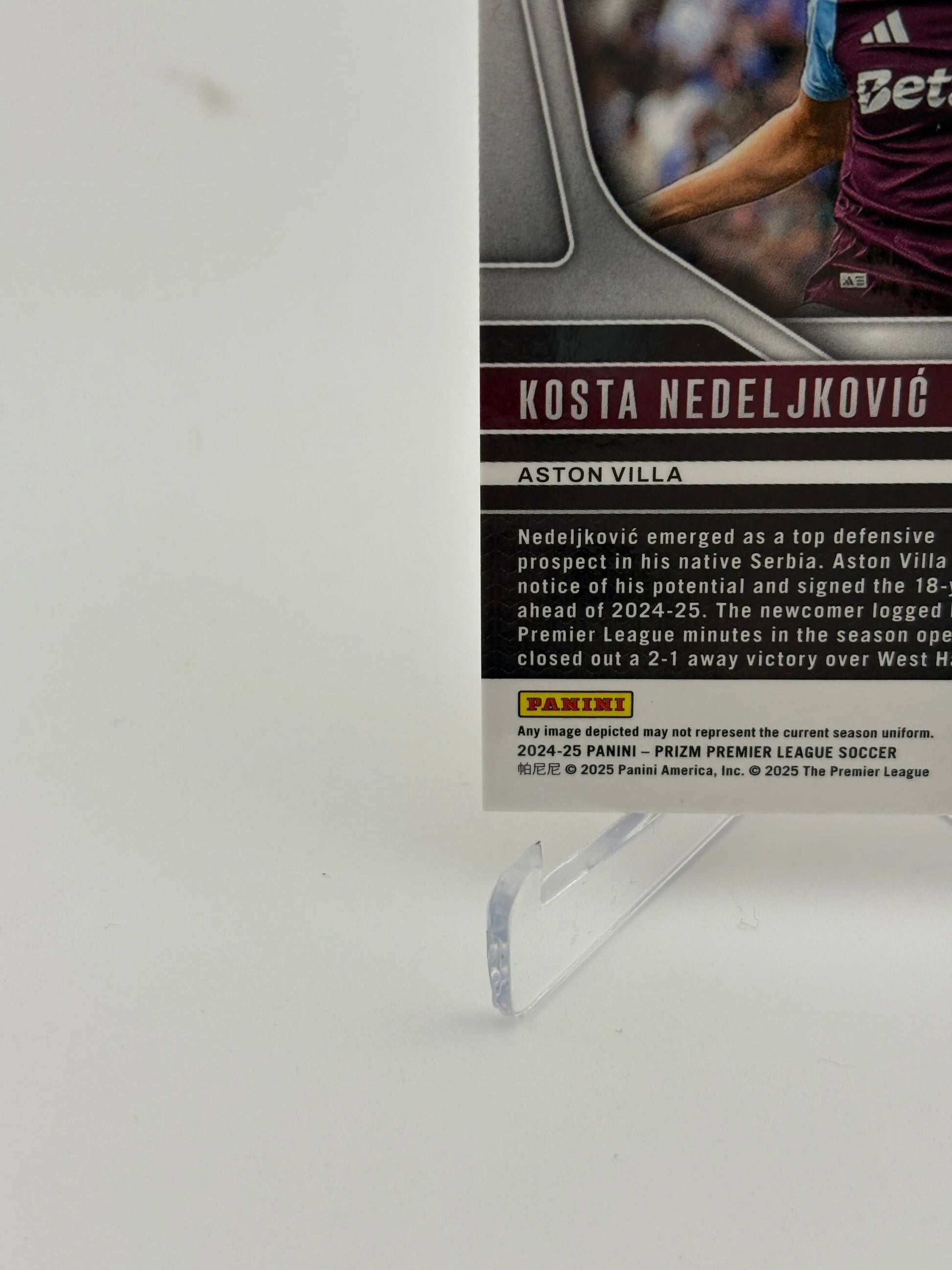 2024-25 Prizm EPL KOSTA NEDELJKOVIC Rookie Choice Tiger Stripe #68 FRENLY BRICKS - Open 7 Days