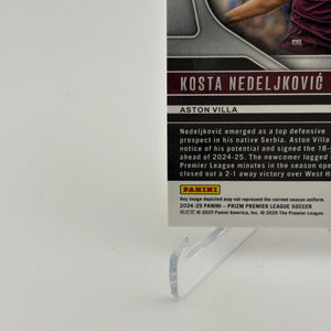 2024-25 Prizm EPL KOSTA NEDELJKOVIC Rookie Choice Tiger Stripe #68 FRENLY BRICKS - Open 7 Days