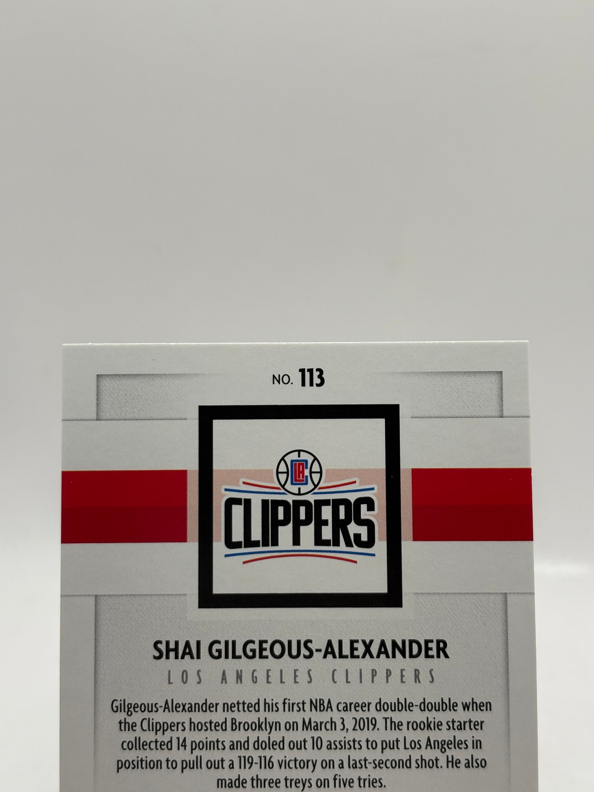 2018-19 Panini Chronicles #113 Shai Gilgeous-Alexander Rookie Card FRENLY BRICKS - Open 7 Days