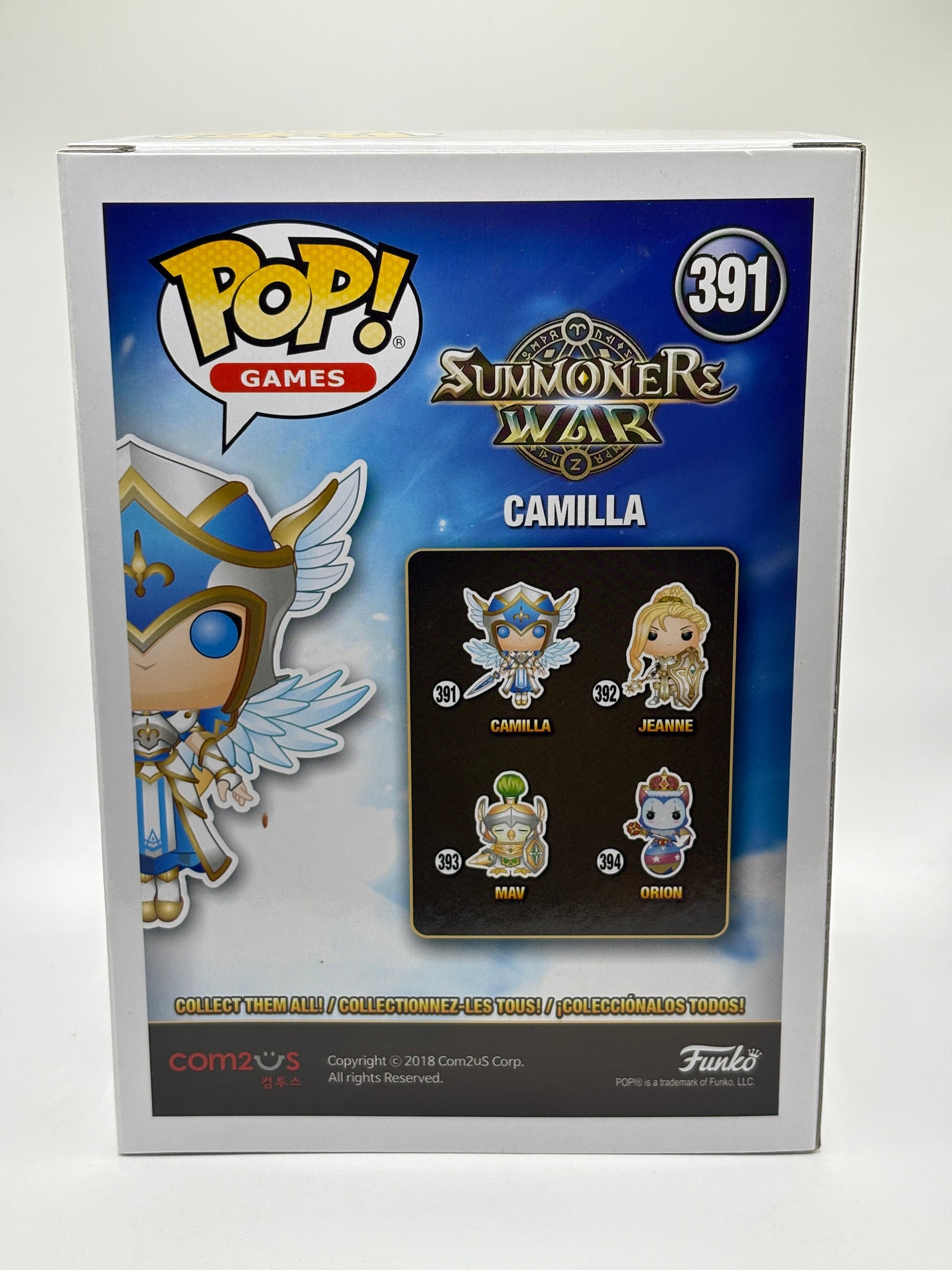 Funko POP! Games Summoners War #391 Camilla Glow in the Dark FRENLY BRICKS - Open 7 Days
