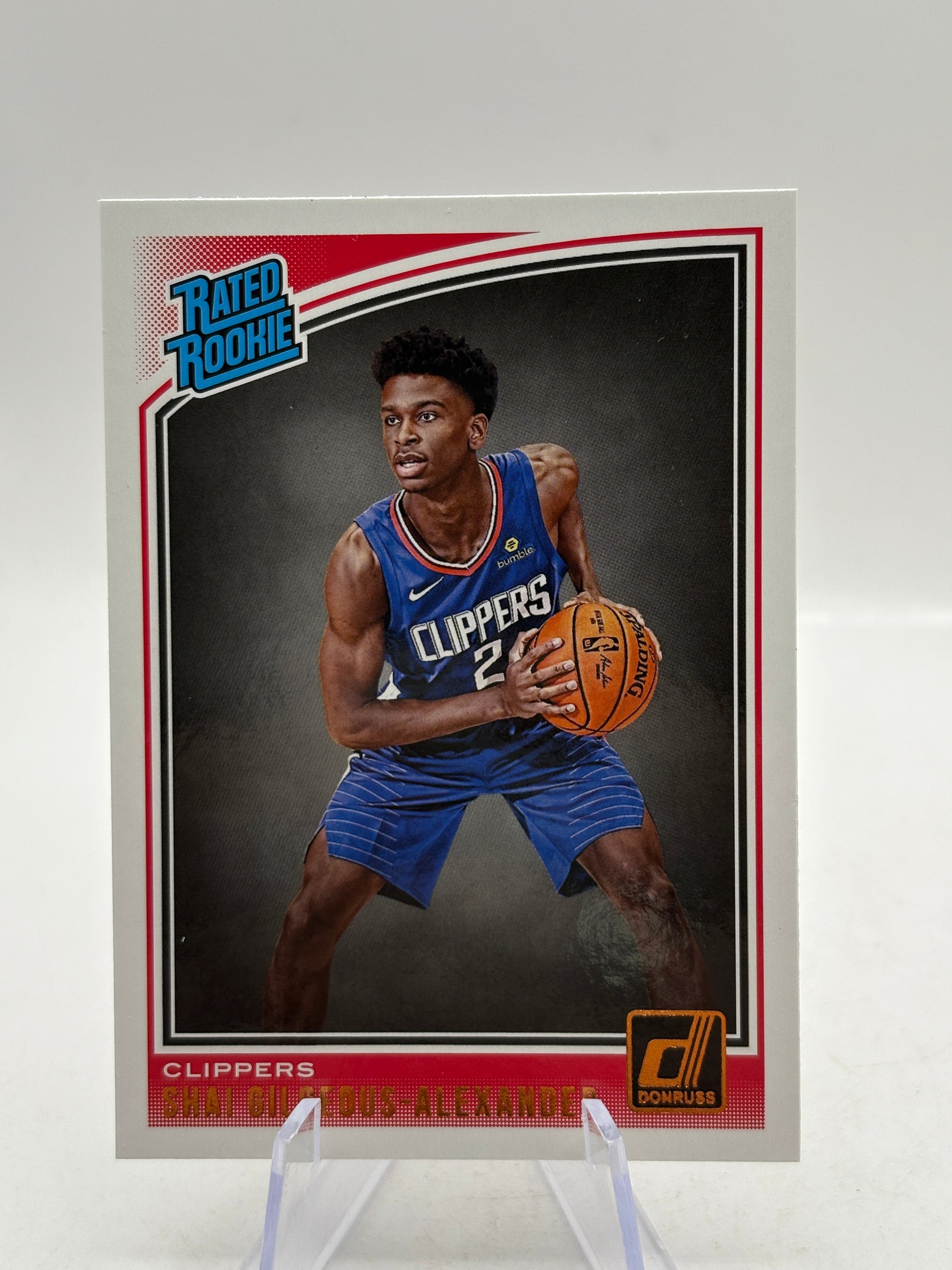 2018-19 Panini Donruss - #162 Shai Gilgeous-Alexander Rated Rookie Bronze FRENLY BRICKS - Open 7 Days