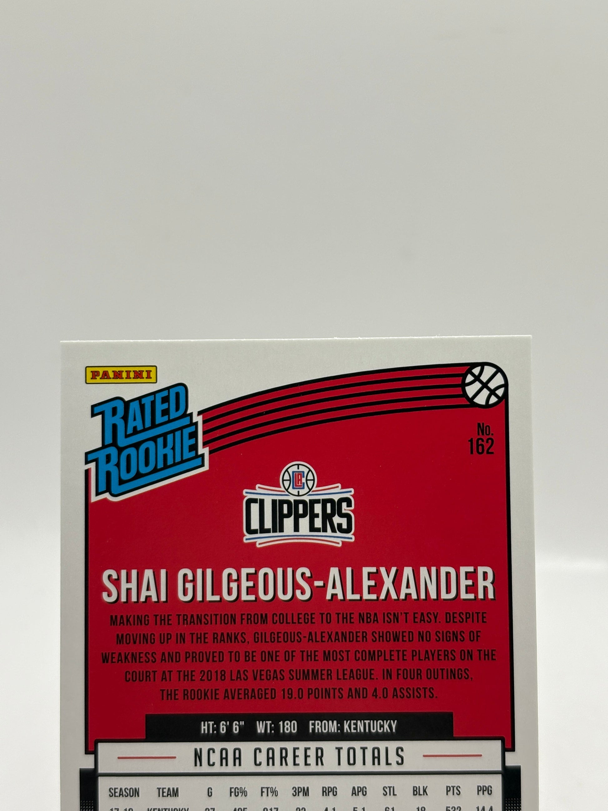 2018-19 Panini Donruss - #162 Shai Gilgeous-Alexander Rated Rookie Bronze FRENLY BRICKS - Open 7 Days