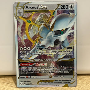 Arceus VSTAR (123/172) (Metal Card) [Sword & Shield: Brilliant Stars] Near Mint FRENLY BRICKS - Open 7 Days