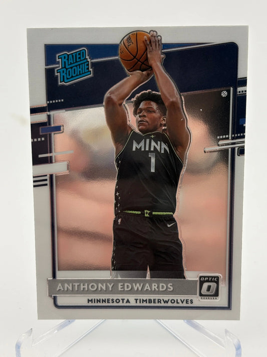 2020 Panini ANTHONY EDWARDS Optic Rated Rookie RC #151 FRENLY BRICKS - Open 7 Days