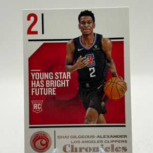 2018-19 Chronicles Shai Gilgeous-Alexander RC Rookie #89 Clippers FRENLY BRICKS - Open 7 Days