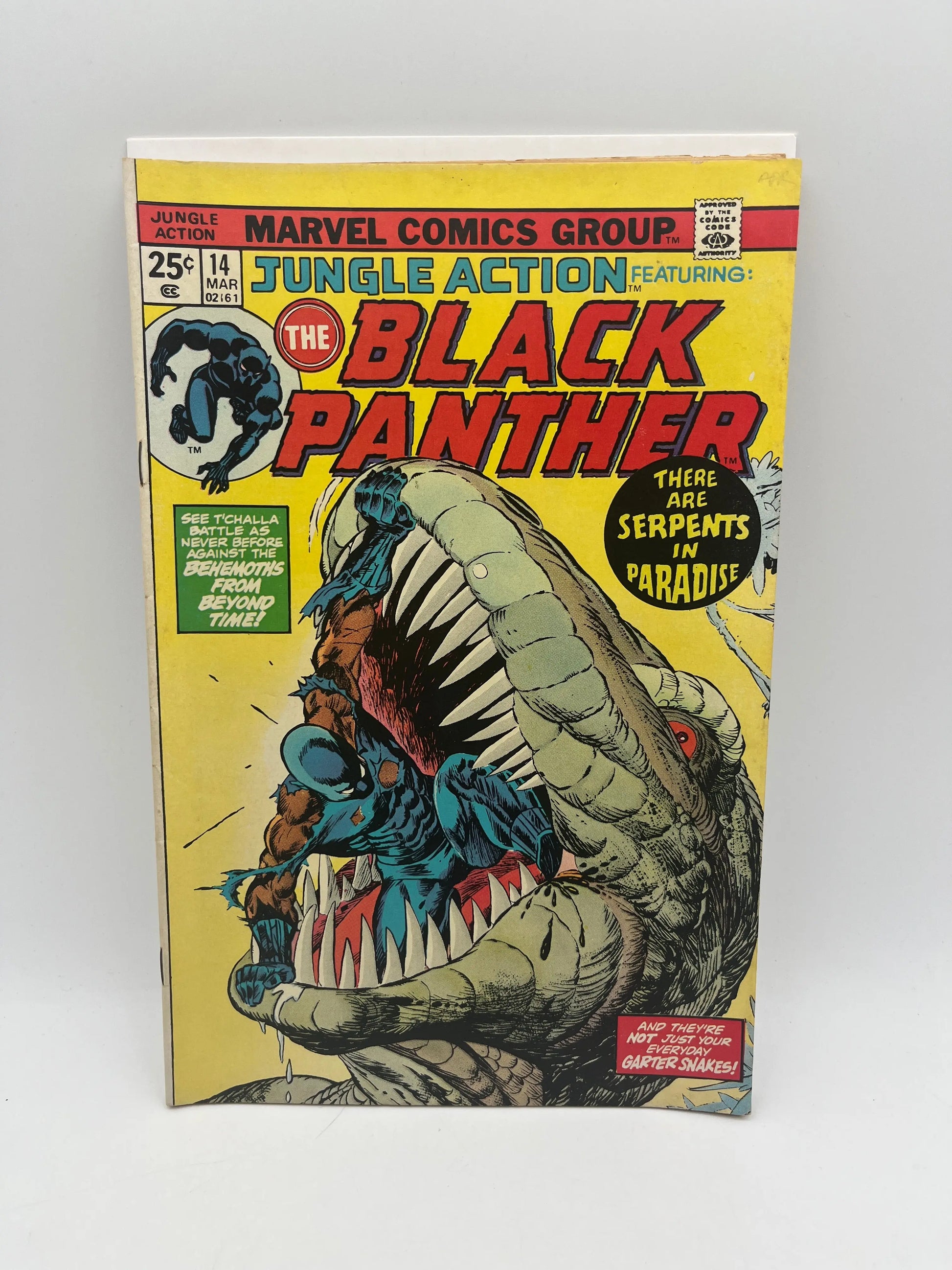 Marvel Comic Group JUNGLE ACTION #14 The BLACK PANTHER 1975 +combinedshipping FRENLY BRICKS - Open 7 Days
