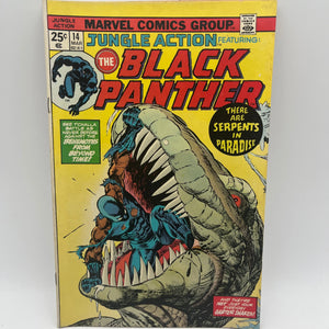 Marvel Comic Group JUNGLE ACTION #14 The BLACK PANTHER 1975 +combinedshipping FRENLY BRICKS - Open 7 Days
