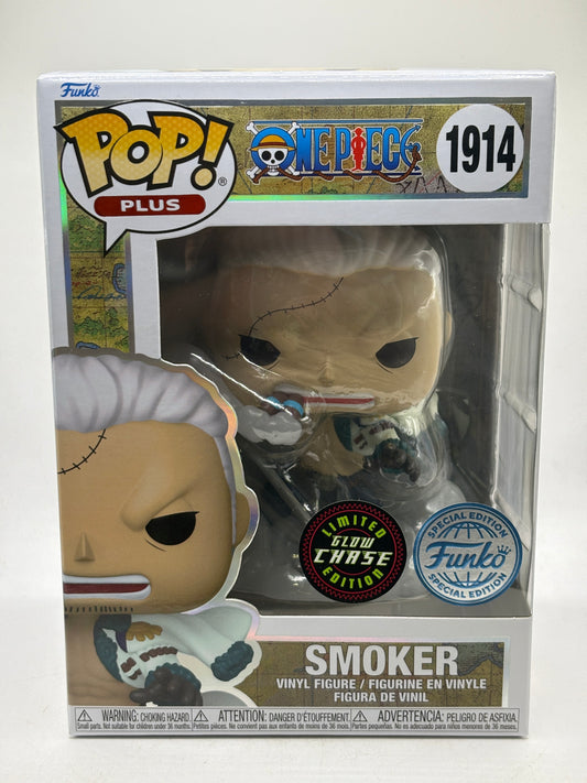 Funko POP! Plus One Piece #1914 Smoker Limited Glow Chase Vinyl Figure