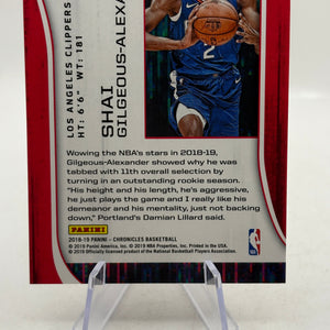 2018-19 Panini Chronicles #613 Shai Gilgeous-Alexander Rookie Card FRENLY BRICKS - Open 7 Days