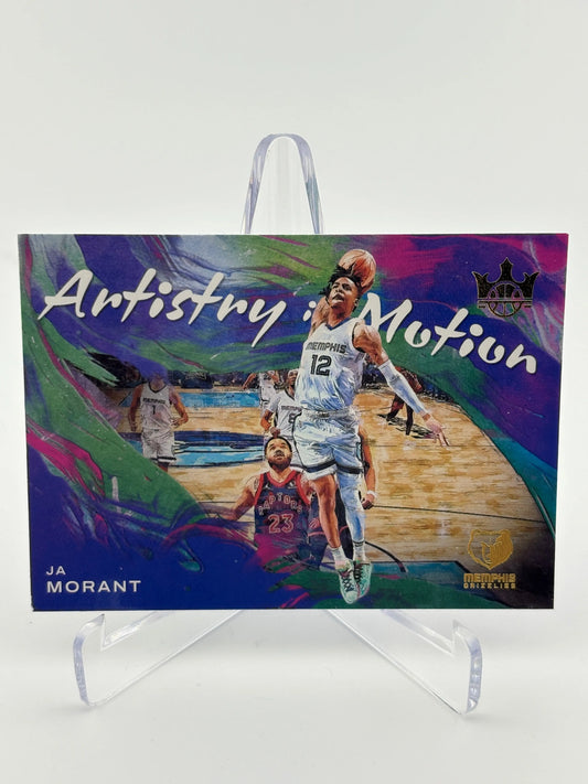 2021-22 Panini Court Kings - Artistry in Motion Ja Morant #7 FRENLY BRICKS - Open 7 Days