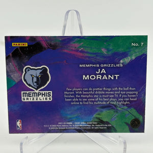 2021-22 Panini Court Kings - Artistry in Motion Ja Morant #7 FRENLY BRICKS - Open 7 Days