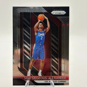 2018-19 Panini Prizm #184 Shai Gilgeous-Alexander Rookie Card (1) FRENLY BRICKS - Open 7 Days