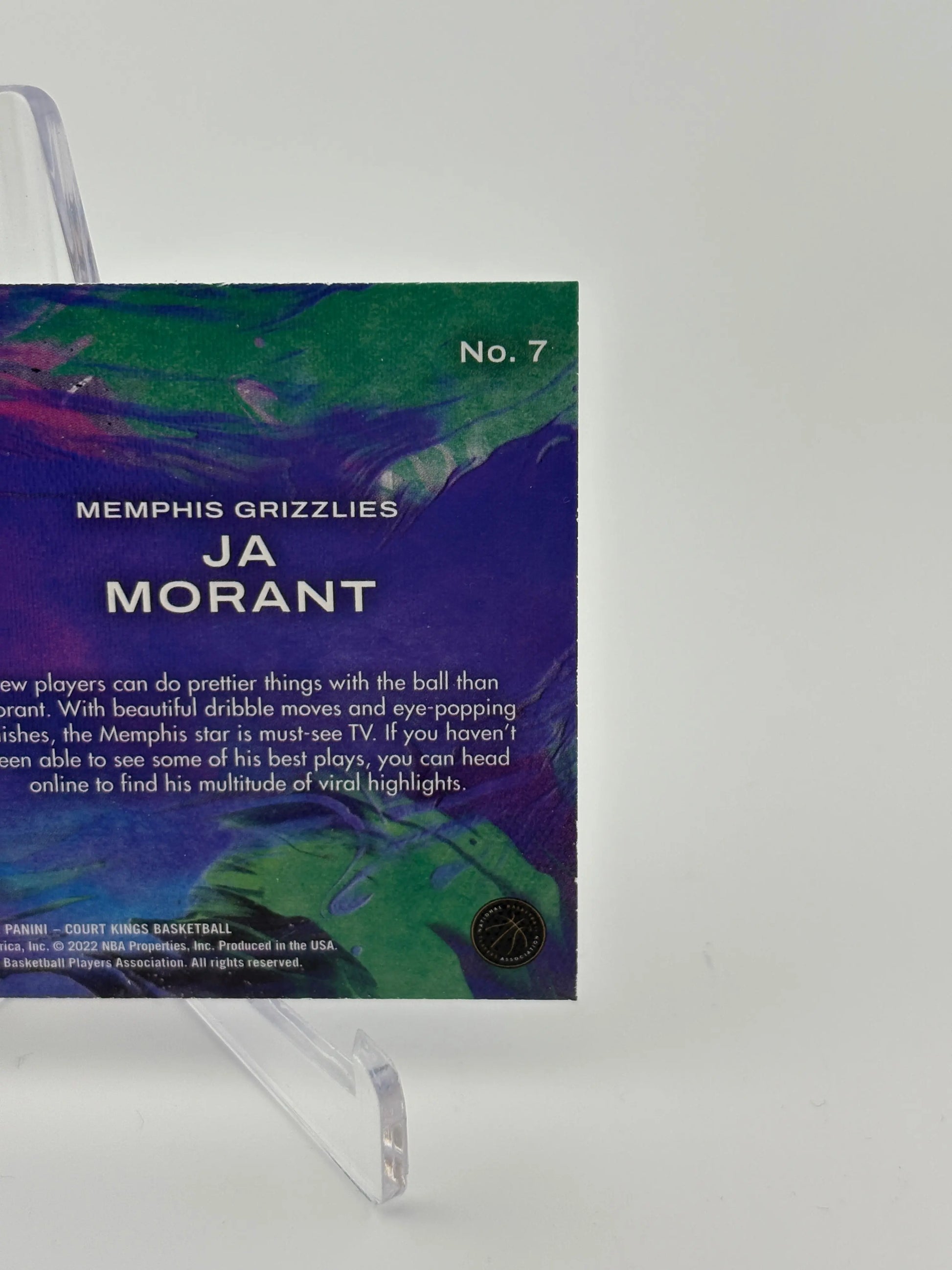 2021-22 Panini Court Kings - Artistry in Motion Ja Morant #7 FRENLY BRICKS - Open 7 Days
