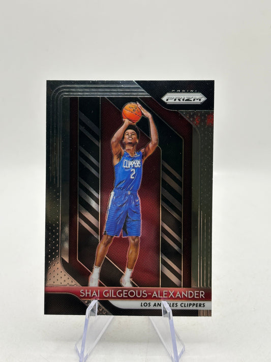 2018-19 Panini Prizm #184 Shai Gilgeous-Alexander Rookie Card (2) FRENLY BRICKS - Open 7 Days