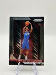 2018-19 Panini Prizm #184 Shai Gilgeous-Alexander Rookie Card (2)