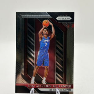 2018-19 Panini Prizm #184 Shai Gilgeous-Alexander Rookie Card (2) FRENLY BRICKS - Open 7 Days