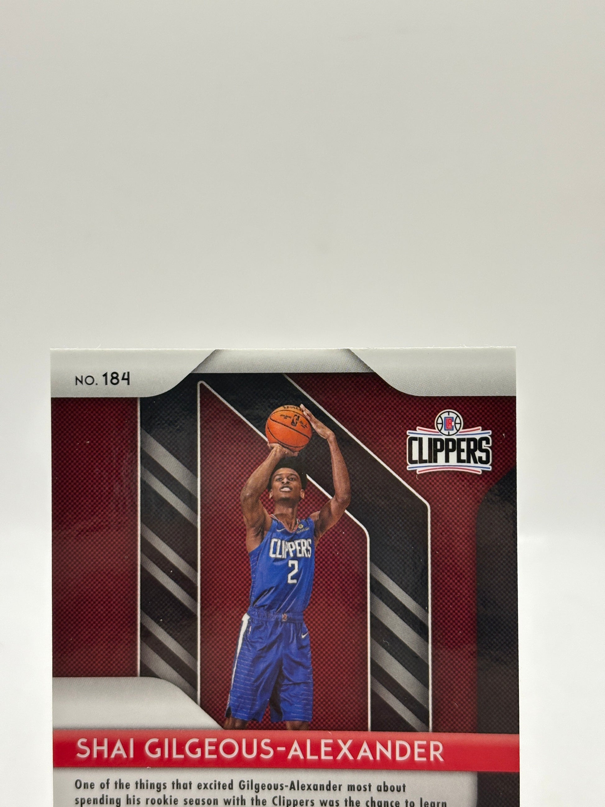 2018-19 Panini Prizm #184 Shai Gilgeous-Alexander Rookie Card (2) FRENLY BRICKS - Open 7 Days