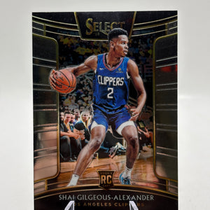 2018-19 Panini Select #7 Shai Gilgeous-Alexander Rookie Card (1) FRENLY BRICKS - Open 7 Days