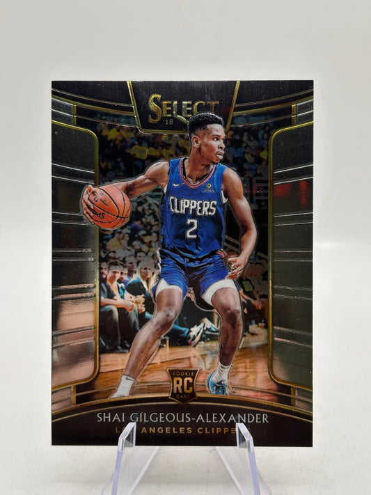 2018-19 Panini Select #7 Shai Gilgeous-Alexander Rookie Card (2) FRENLY BRICKS - Open 7 Days