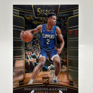 2018-19 Panini Select #7 Shai Gilgeous-Alexander Rookie Card (2) FRENLY BRICKS - Open 7 Days
