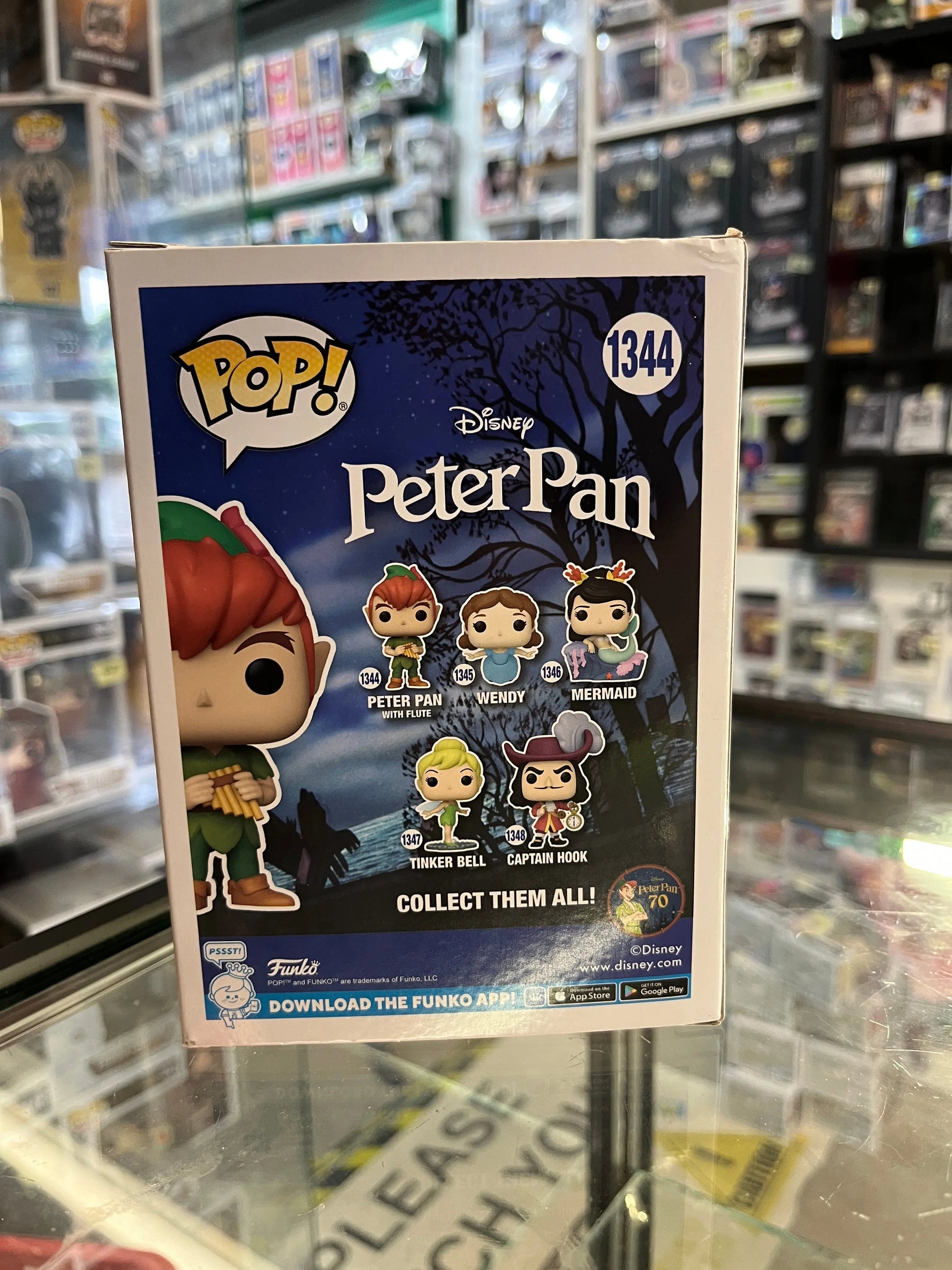 Funko POP! Disney - Peter Pan - Peter Pan with Flute #1344 FRENLY BRICKS - Open 7 Days