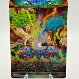 Dragon Ball Super Prismatic Clash Destroyer Kings Energy Marker #M-19 FRENLY BRICKS - Open 7 Days