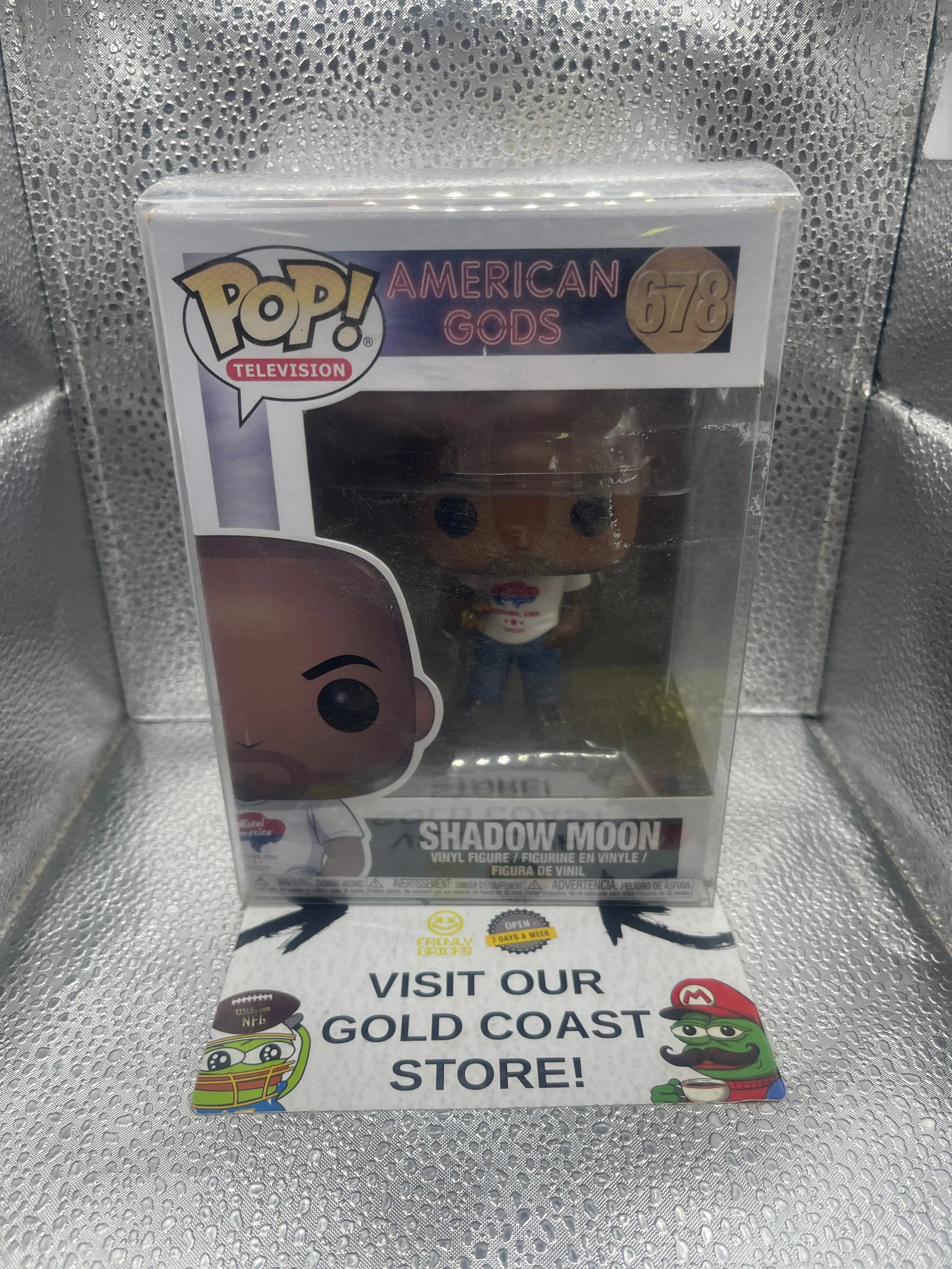 Funko POP! American Gods #678 Shadow Moon FRENLY BRICKS - Open 7 Days