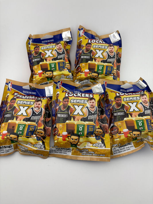 2025 NBA TeenyMates Lockers Series X Lot of 5 Toy FRENLY BRICKS - Open 7 Days