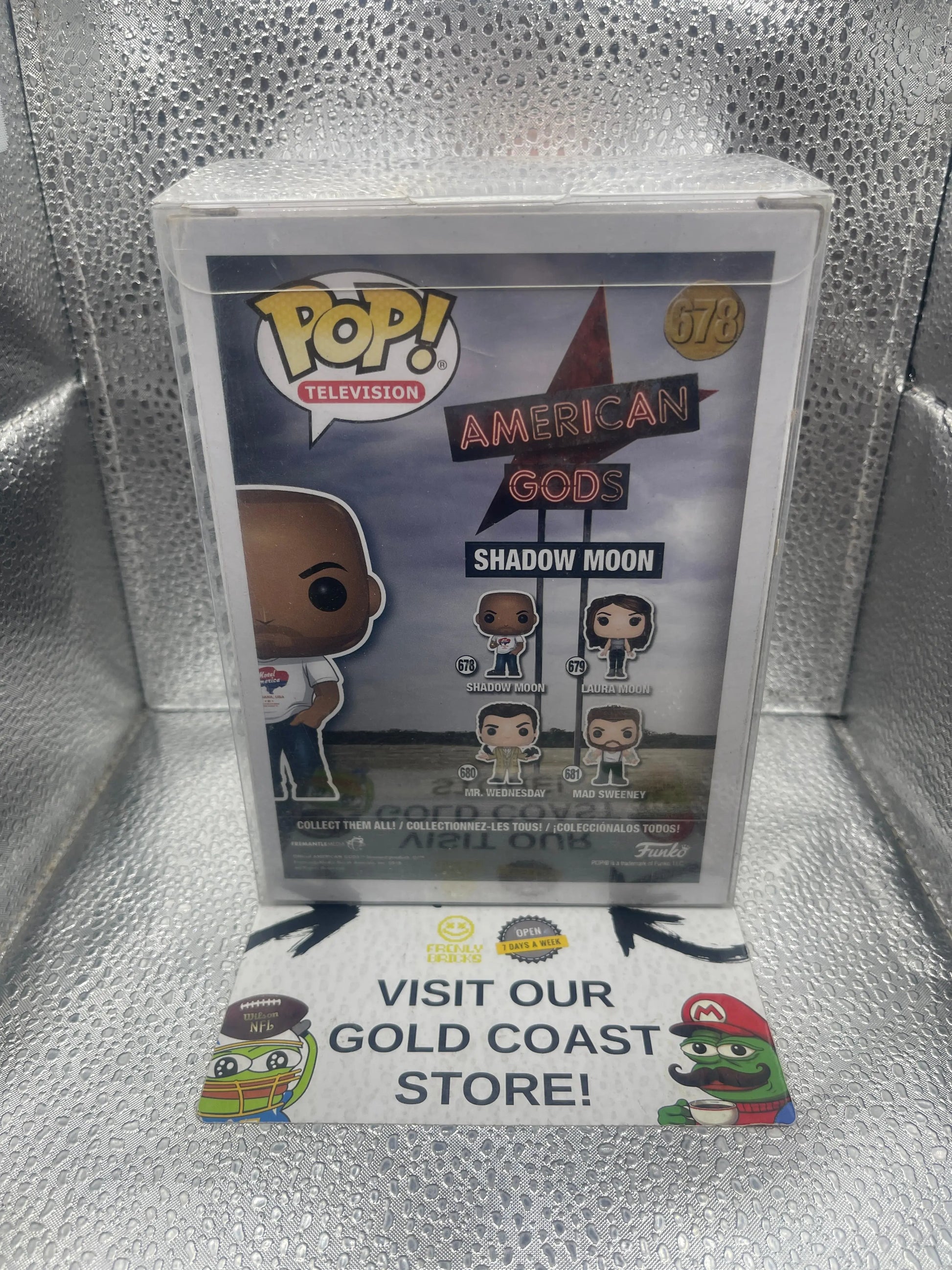 Funko POP! American Gods #678 Shadow Moon FRENLY BRICKS - Open 7 Days