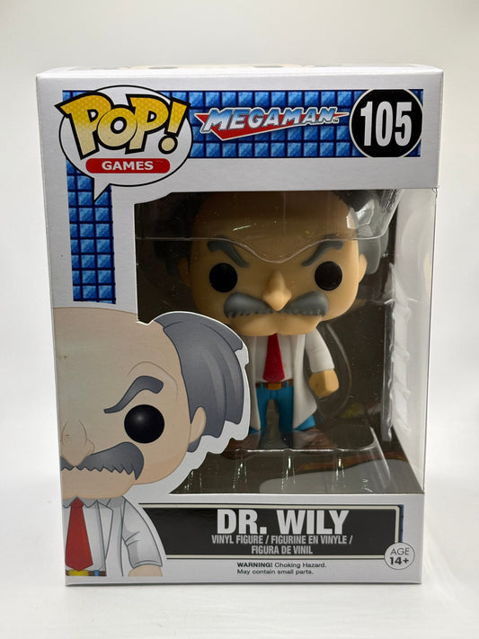 Funko POP! Games Megaman #105 Dr. Wily Vinyl Figure FRENLY BRICKS - Open 7 Days