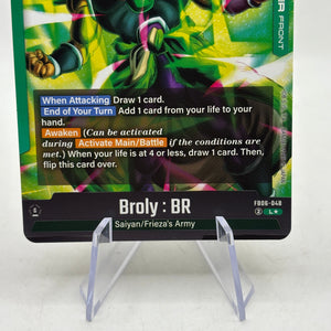 Dragon Ball Super Fusion World - Broly : BR Leader Alt Art FB06-048 NM FRENLY BRICKS - Open 7 Days