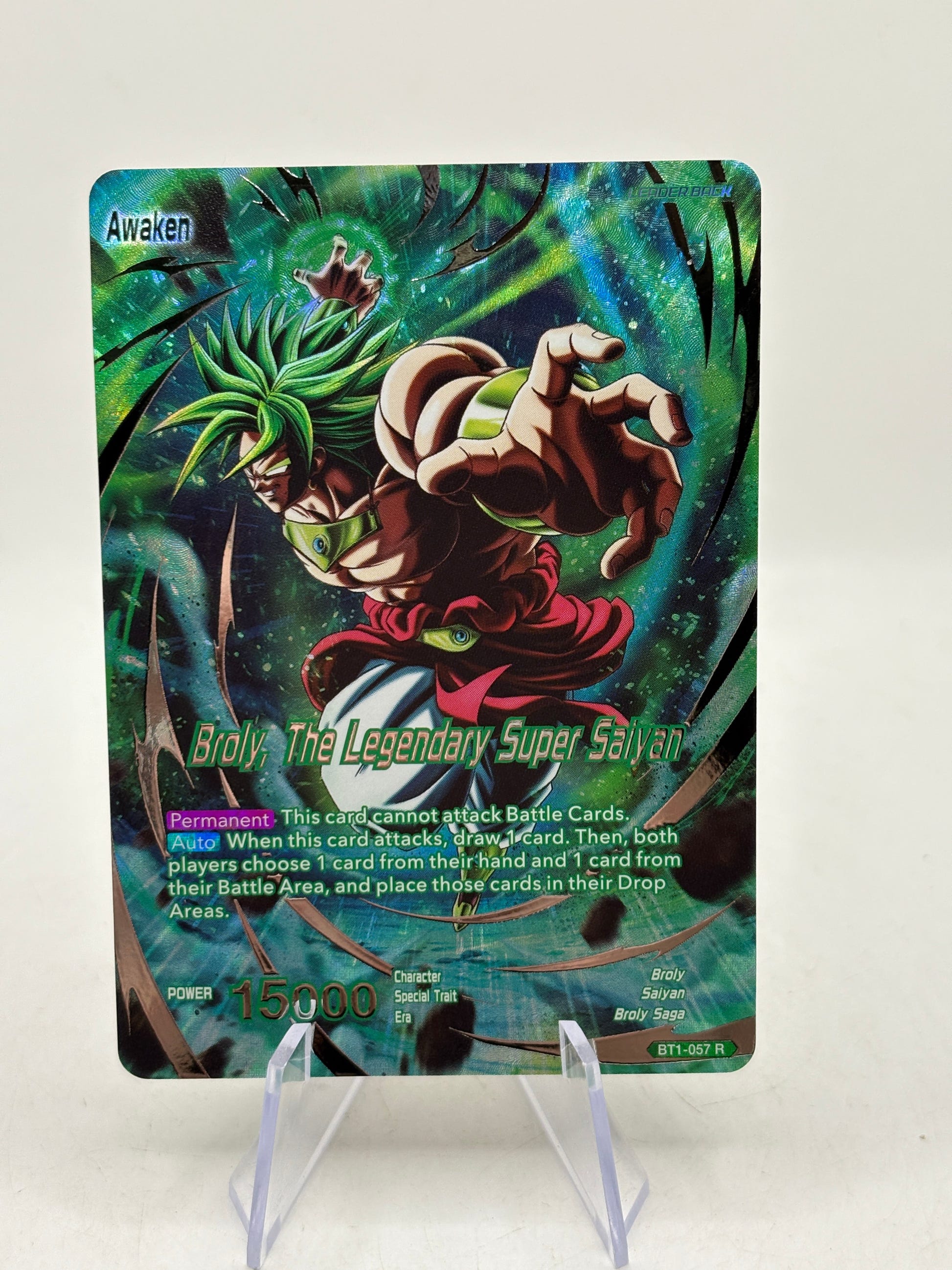 DBS Masters Broly, The Legendary Super Saiyan BT1-057 R Alt Art Collectors FRENLY BRICKS - Open 7 Days image 1