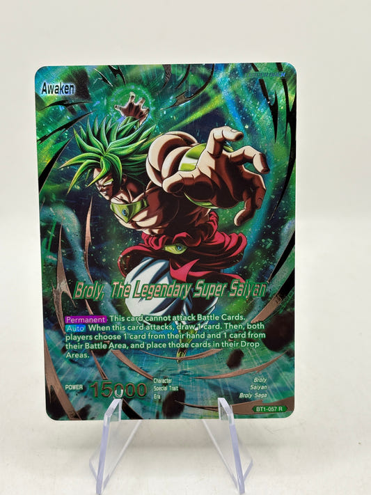 DBS Masters Broly, The Legendary Super Saiyan BT1-057 R Alt Art Collectors FRENLY BRICKS - Open 7 Days